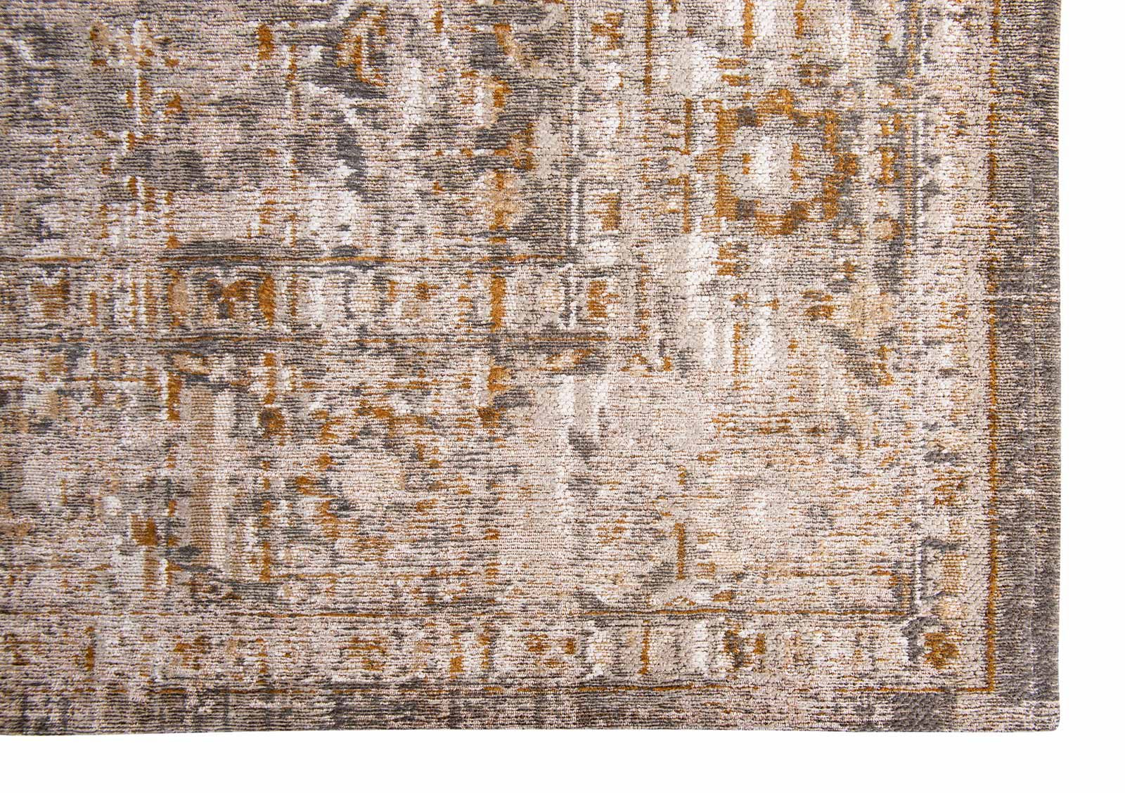 Louis De Poortere rug LX 8884 Antiquarian Ushak Suleiman Grey corner