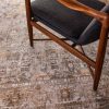 Louis De Poortere rug LX 8884 Antiquarian Ushak Suleiman Grey interior 2