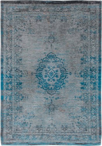 rugs Louis De Poortere LX8255 Fading World Medaillon Grey Turquoise