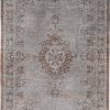 rugs Louis De Poortere LX8257 Fading World Medaillon Grey Ebony