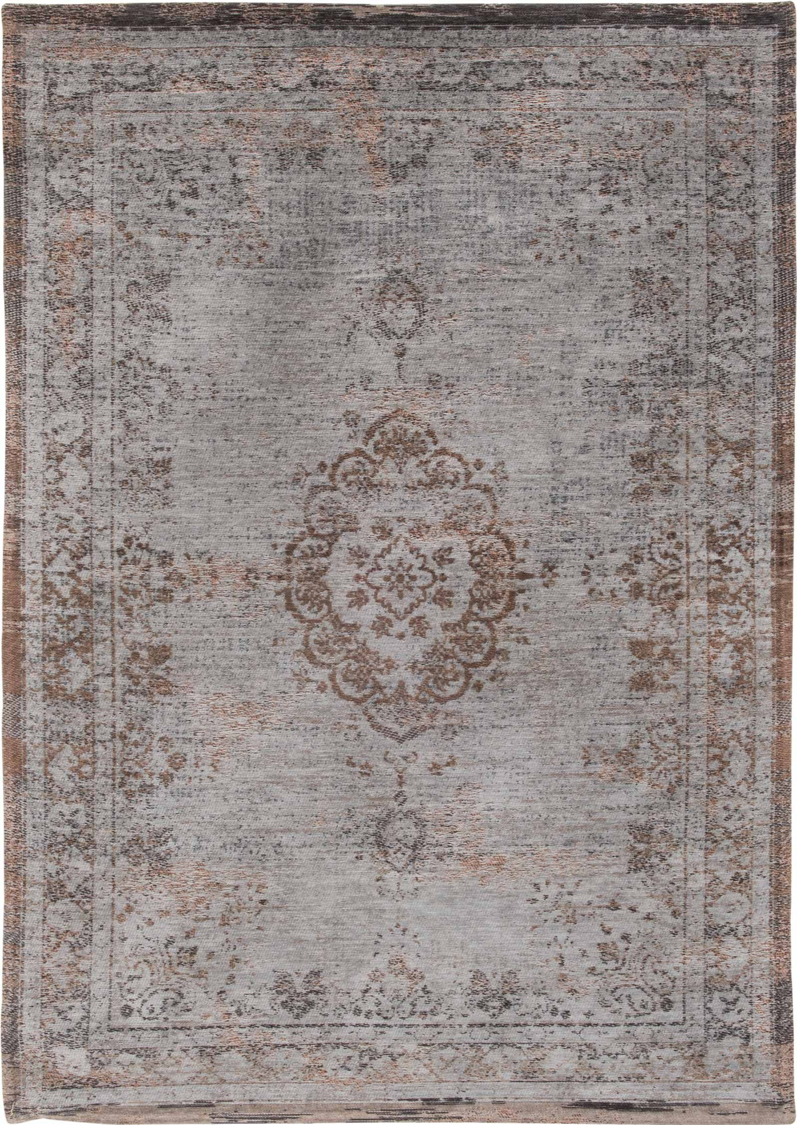 rugs Louis De Poortere LX8257 Fading World Medaillon Grey Ebony