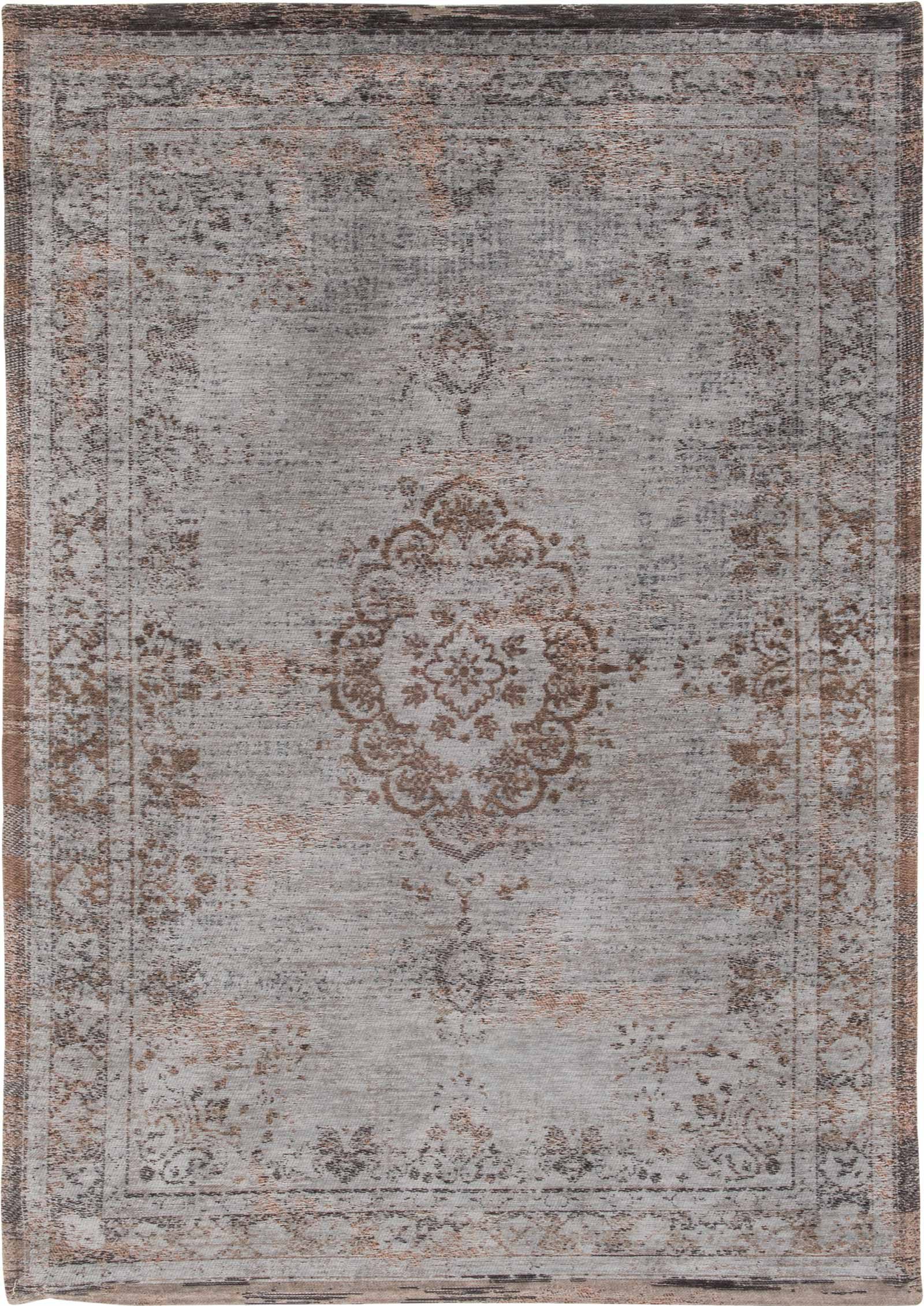 rugs Louis De Poortere LX8257 Fading World Medaillon Grey Ebony