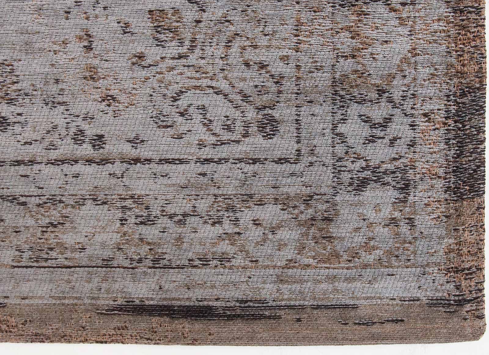 rugs Louis De Poortere LX8257 Fading World Medaillon Grey Ebony corner