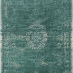 Louis De Poortere Rug, Fading World Jade 8258, Medallion design