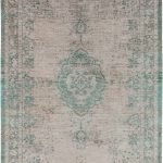 Louis De Poortere Rug, Fading World Jade Oyster 8259, Medallion design