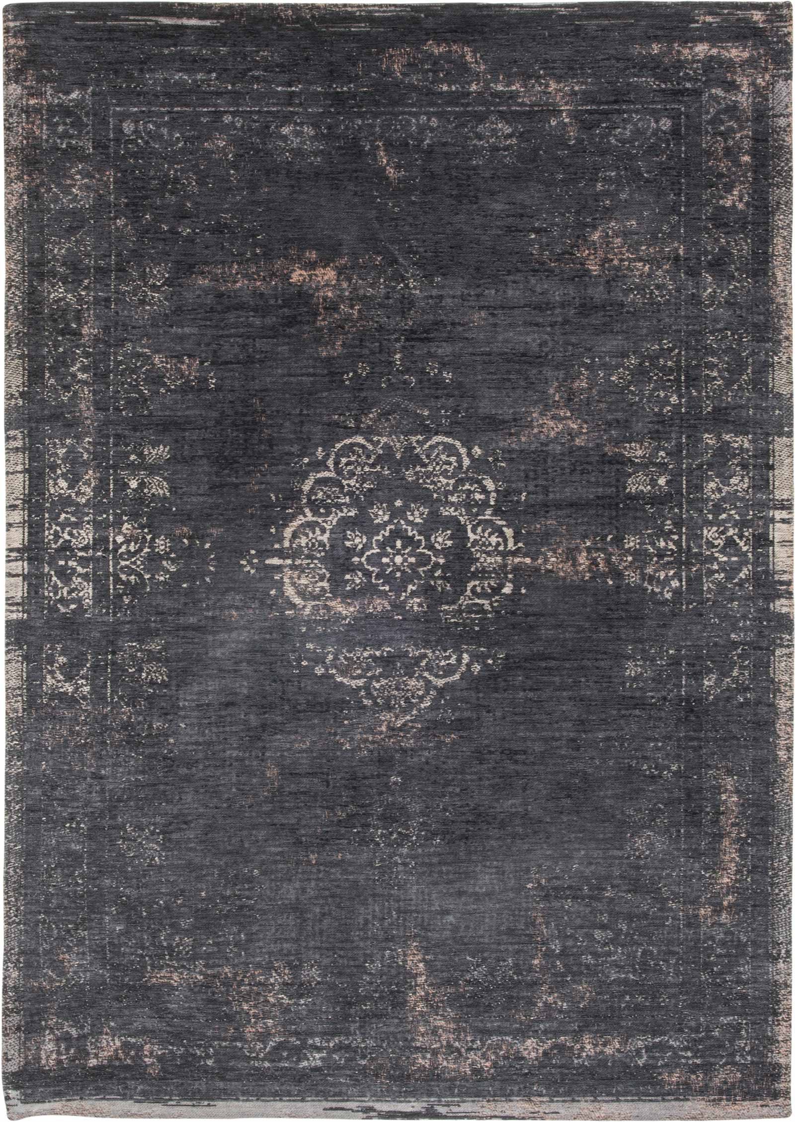 rugs Louis De Poortere LX8263 Fading World Medaillon Mineral Black