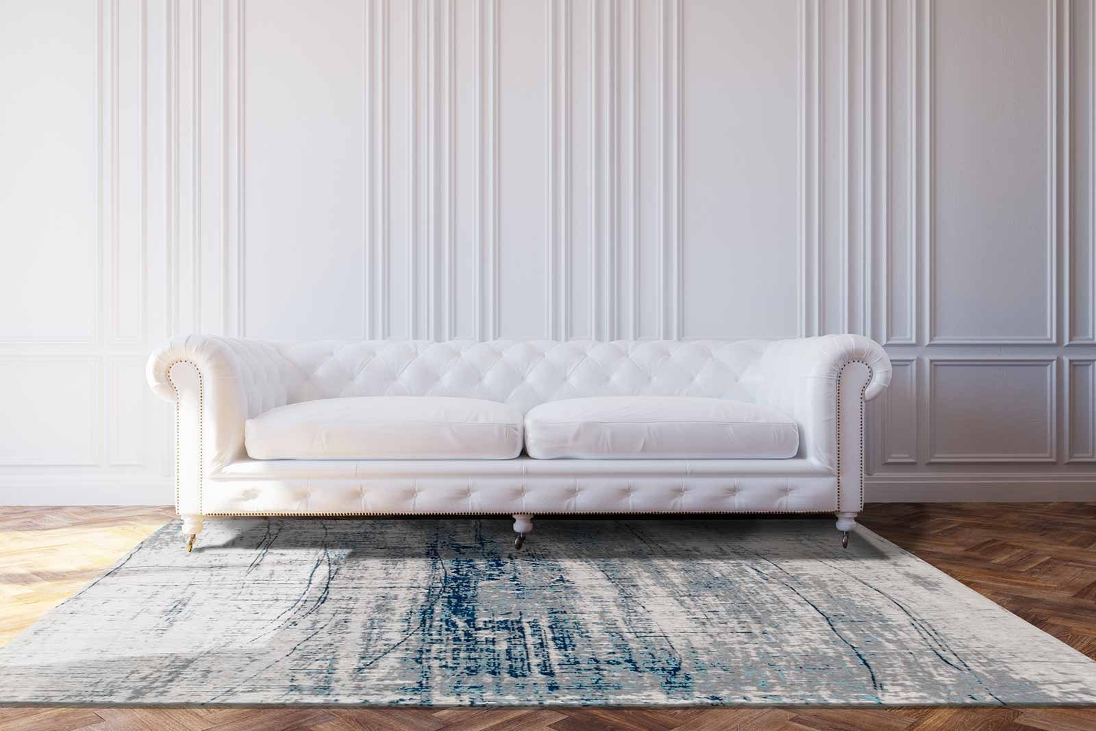 rugs Louis De Poortere LX8421 Mad Men Griff Bronx Azurite interior 2