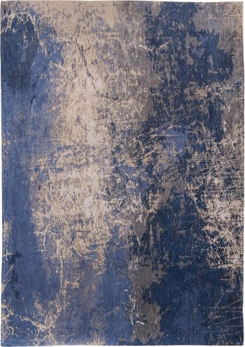 rugs Louis De Poortere LX8629 Mad Men Cracks Abyss Blue