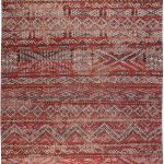 Louis De Poortere Rug, Antiquarian Fez Red 9115, Kilim design