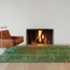 Louis De Poortere rug LX 9202 Structures Baobab Perrier Green interior 1