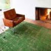 Louis De Poortere rug LX 9202 Structures Baobab Perrier Green interior 3