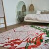Louis De Poortere rug Cities Amsterdam 9323 Orange Cut interior 1