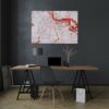 Louis De Poortere rug Cities Amsterdam 9323 Orange Cut interior 2
