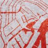 Louis De Poortere rug Cities Amsterdam 9323 Orange Cut zoom 2