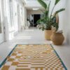 Louis De Poortere rug Craft Chess 9338 Honey interior 1