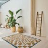 Louis De Poortere rug Craft Chess 9338 Honey interior 2