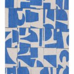 Louis De Poortere Rug, Craft Campanula 9358, Papercut design