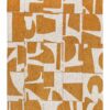 Louis De Poortere rug Craft Papercut 9367 Curry