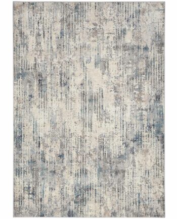 Calvin Klein rug Infinity CK022 IFN04 IVGBL IVORY GREY BLUE 5x7 099446079268