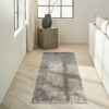Calvin Klein rug Irradiant CK024 IRR01 BLKIV BLACK IVORY 2x8 099446129420 interior 1