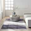 Calvin Klein rug Launder CK031 LDR01 IVBLK IVORY BLACK 5x7 099446914743 interior 3