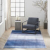 Calvin Klein rug Launder CK031 LDR01 NAVY 5x7 099446914828 interior 3