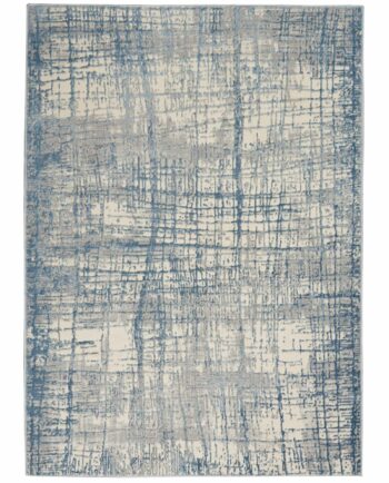 Calvin Klein rug Rush CK950 CK950 IVBLU IVORY BLUE 5X7 099446756480 C
