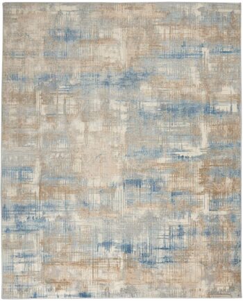 Calvin Klein rug Rush CK950 CK951 BLBGE BLUE BEIGE 7x10 099446784094