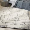 Calvin Klein rug Sculptural CK009 SCL01 BLUE 5X7 099446876997 interior 1