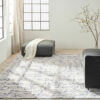 Calvin Klein rug Sculptural CK009 SCL01 BLUE 9x12 099446877017 interior 3