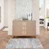 Nourison rug Abstract Hues ABH01 GRYBL GREY BLUE 3x5 099446906014 interior 1