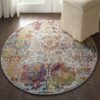 Nourison rug Ankara Global ANR06 IVORG 4xRND 099446457202 interior 1 C