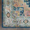 Nourison rug Ankara Global ANR11 BLUMT BLUE MULTI 5x8 099446498076 CR C