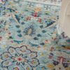 Nourison rug Ankara Global ANR14 TEAL MULTI 5X8 099446498441 interior 2 C