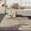 Nourison rug Celestial CES02 IVGRY IVORY GREY 4x6 099446149084 interior 1
