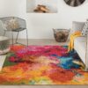 Nourison rug Celestial CES04 PALT 5x7 099446337863 interior 3tif