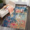 Nourison rug Celestial CES09 BLYEL 4x6 099446408914 interior2