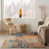 Nourison rug Celestial CES15 MULTI MULTICOLOR 5x7 099446793980 interior 1