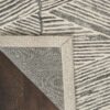 Nourison rug Colorado CLR01 GRYWT GREY WHITE 5x7 099446790279 CRB