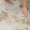 Nourison rug Glitz GLZ06 TAUMT TAUPE MULTICOLOR 5X7 099446134554 HAND