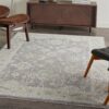 Nourison rug Infinite IFT03 CHARC CHARCOAL 5x8 099446805614 interior 1