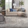 Nourison rug Lynx LNX01 IVCHA IVORY CHARCOAL 12x16 099446082725 interior 3