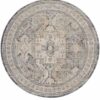 Nourison rug Lynx LNX01 IVCHA IVORY CHARCOAL 8xRND 099446083050