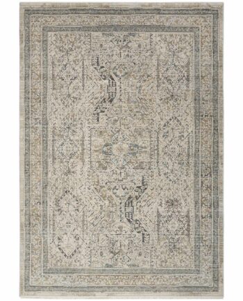 Nourison rug Lynx LNX01 IVGBL IVORY GREY BLUE 5x8 099446082169