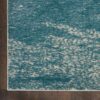 Nourison rug Maxell MAE06 IVTL IVORY TEAL 5X7 099446880437 CR