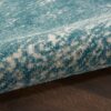 Nourison rug Maxell MAE06 IVTL IVORY TEAL 5X7 099446880437 TX01