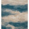 Nourison rug Maxell MAE06 IVTL IVORY TEAL 8x11 099446880475