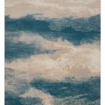 Nourison Rugs, Maxell MAE06 Ivory / Teal
