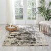 Nourison rug Maxell MAE07 IVGRY 6x8 099446343468 Room