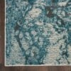 Nourison rug Maxell MAE08 IVTL IVORY TEAL 5X7 099446880222 CR